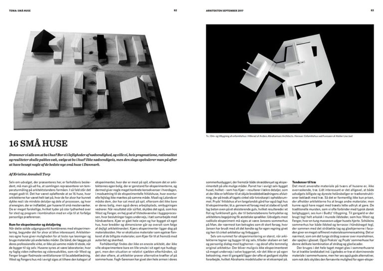 Spread from Arkitekten, Adrian Täckman