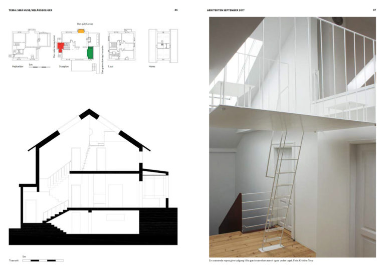 Spread from Arkitekten by Adrian Täckman